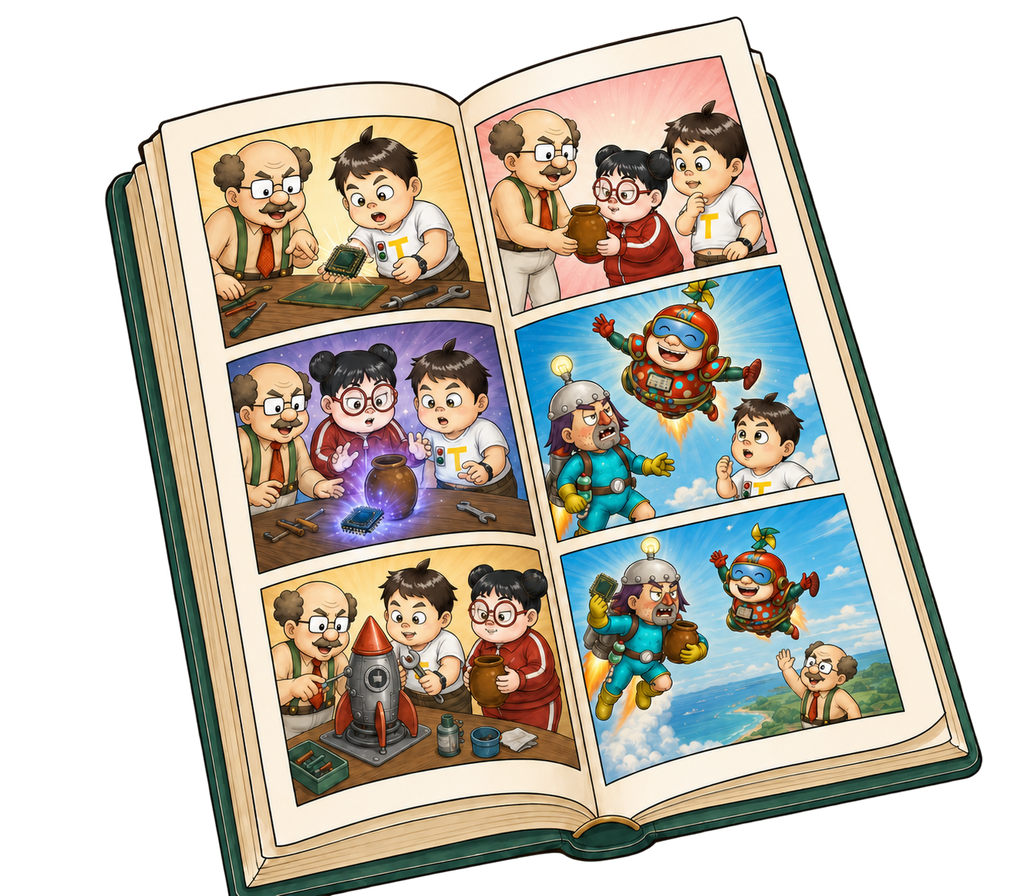 ICチップスの漫画